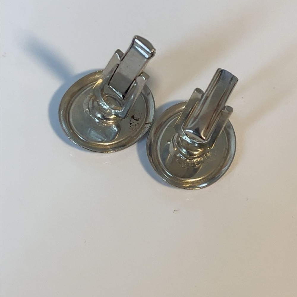 Vintage Silver tone and Mother of Pearl Cufflinks